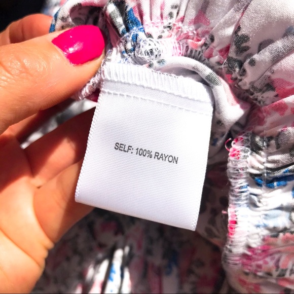 🦋🌸 JANE AND DELANCEY PINK BLACK FLORAL BLOUSE! - Picture 12 of 14